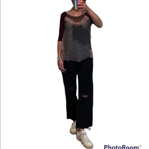 Free People Size Small Lace Top